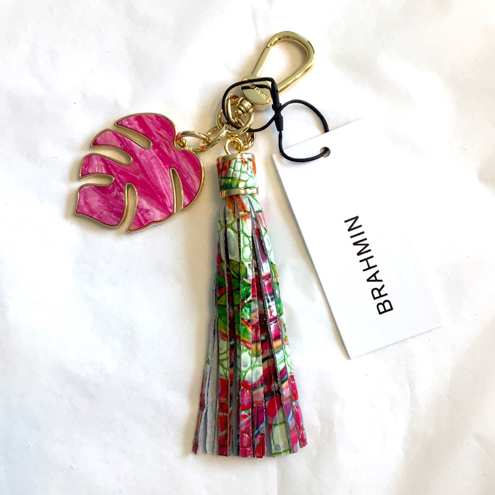 Brahmin Palm Leaf Tassel Utopia Melbourne NWT